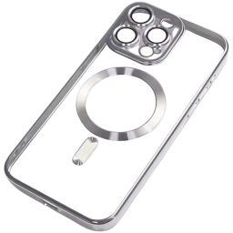 Funda Protectora iPhone 16 Plus Color Plateado con MagSafe