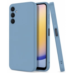 Funda Protectora Samsung A50 Silicona Celeste