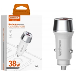 Cargador de Auto R�pido PD + QC3.0 38W Somostel SMS-A87