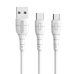 Cable de Carga Tipo C 2.1A Blanco Premium Somostel SMS-BP13
