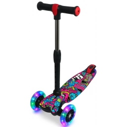 Monopatin Tripatin Scooter Violeta Con Luces y Musica