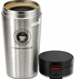 Vaso T�rmico 380ml Para Caf� Silver Con Filtro