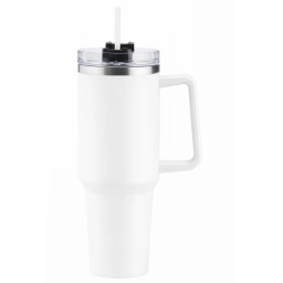 Vaso T�rmico De Acero Inoxidable 1200Ml Blanco