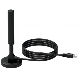 Antena Digital para TV Interna con Cable de 3 m Negra
