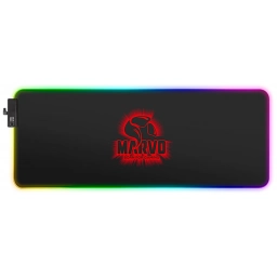 Mouse Pad Marvo Pro G45 Superficie De Microfibra Y Luz De Fondo