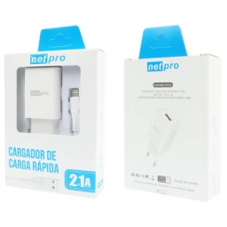 Cargador Micro USB Net Pro 2.1A + 1 USB