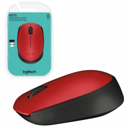 Mouse Logitech M170 Inal�mbrico Rojo