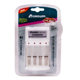 Cargador De Pilas Singway AA  AAA