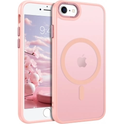 Funda Protectora para iPhone 8   SE 2020 Color Rosa Mate (con MagSafe)