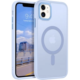 Funda Protectora para iPhone 12 Pro Max Color Azul Mate (con MagSafe)