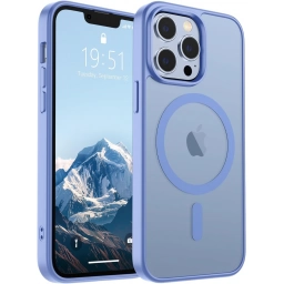 Funda Protectora para iPhone 13 Pro Max Azul Mate (con MagSafe)