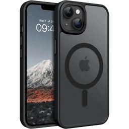 Funda Protectora para iPhone 14 Plus Negro Mate (con MagSafe)