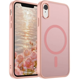 Funda Protectora para iPhone XR Color Rosa Mate (con MagSafe)